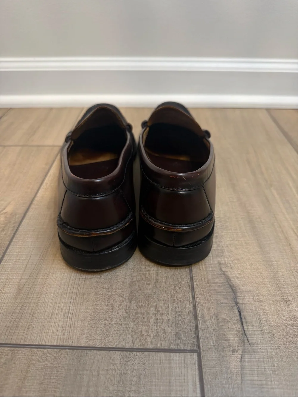 Florsheim Berkley Flex Burgundy Leather Penny Loafers